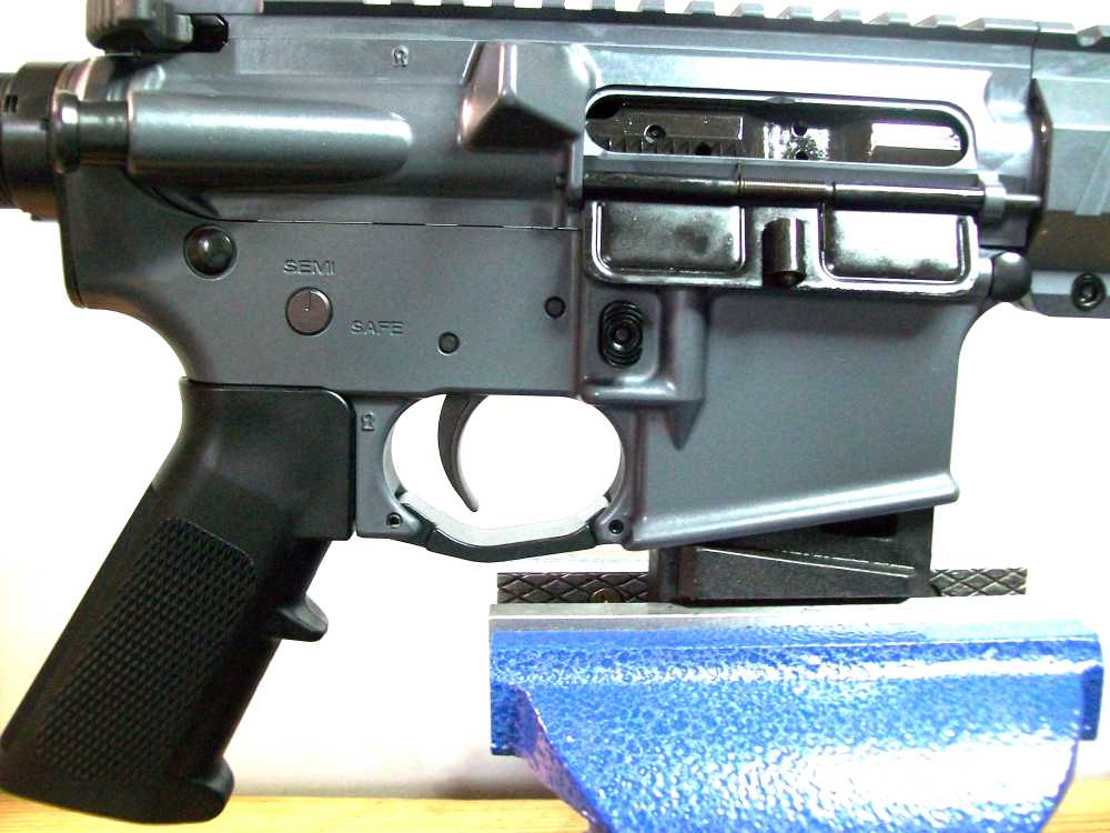 New Custom ONE HORSE AR15 5.56 NATO Rifle Sniper Grey-img-5