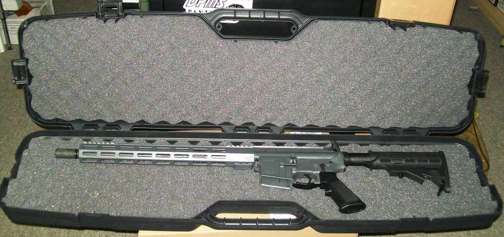 New Custom build ONE HORSE AR15 300 Blackout 16in Sniper Grey-img-0
