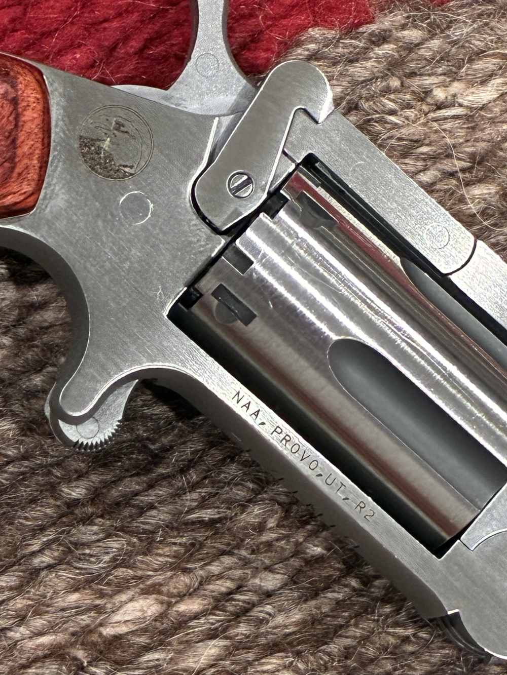 North American Arms NAA Ranger II 22WMR Break Action Ejector Mini Revolver -img-2
