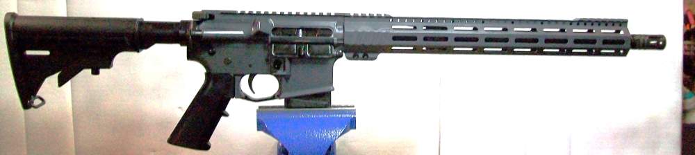 New Custom Build ONE HORSE AR15 6.5 Grendel 16in Sniper Grey-img-7