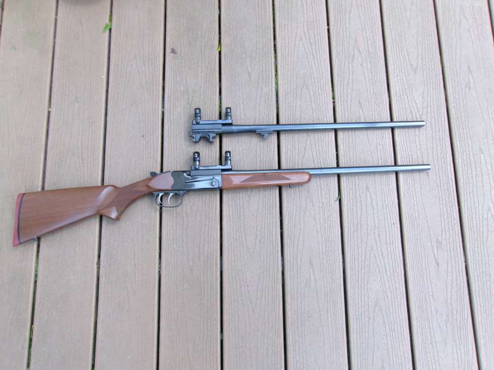 T/C Thompson Center TCR .22 Hornet & .243 Single Shot Rifle 2 BRLS $1START -img-0