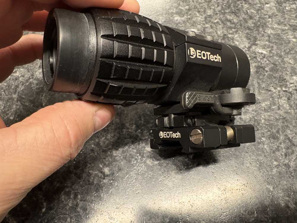 Eotech L3 Gen 1 3x Magnifier w/Samson A.R.M.S SOPMOD Excellent -img-1