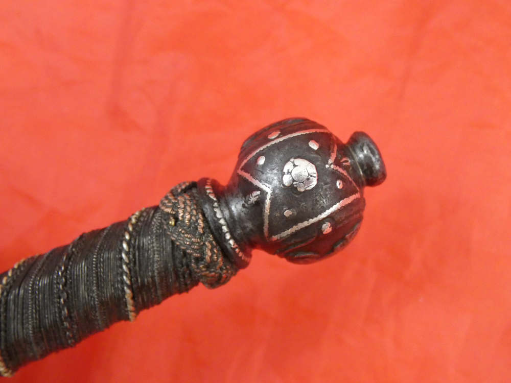 ANTIQUE 16 / 17 CENTURY EUROPEAN PARRYING DAGGER SILVER ENCRUSTATION sword-img-8