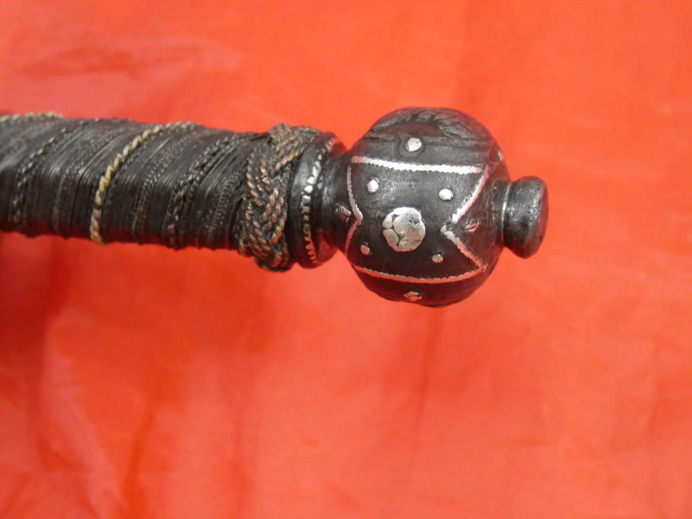 ANTIQUE 16 / 17 CENTURY EUROPEAN PARRYING DAGGER SILVER ENCRUSTATION sword-img-9