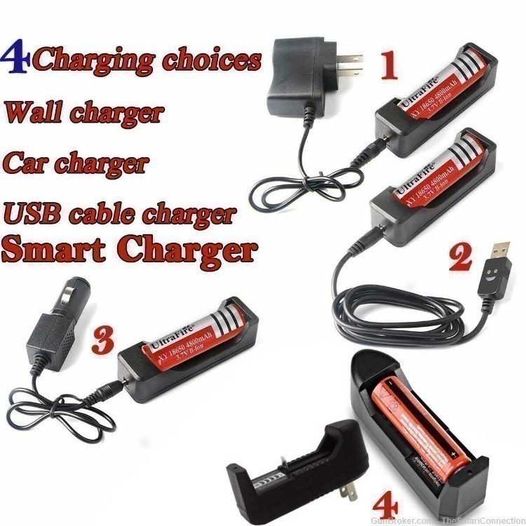 GTZ Ultrafire 4000 Lumen Tactical Light Set GREAT PRICE!-img-5