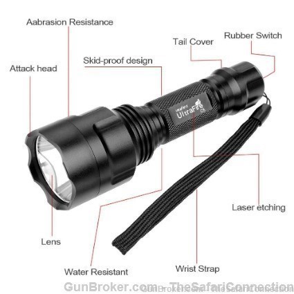 GTZ Ultrafire 4000 Lumen Tactical Light Set GREAT PRICE!-img-1