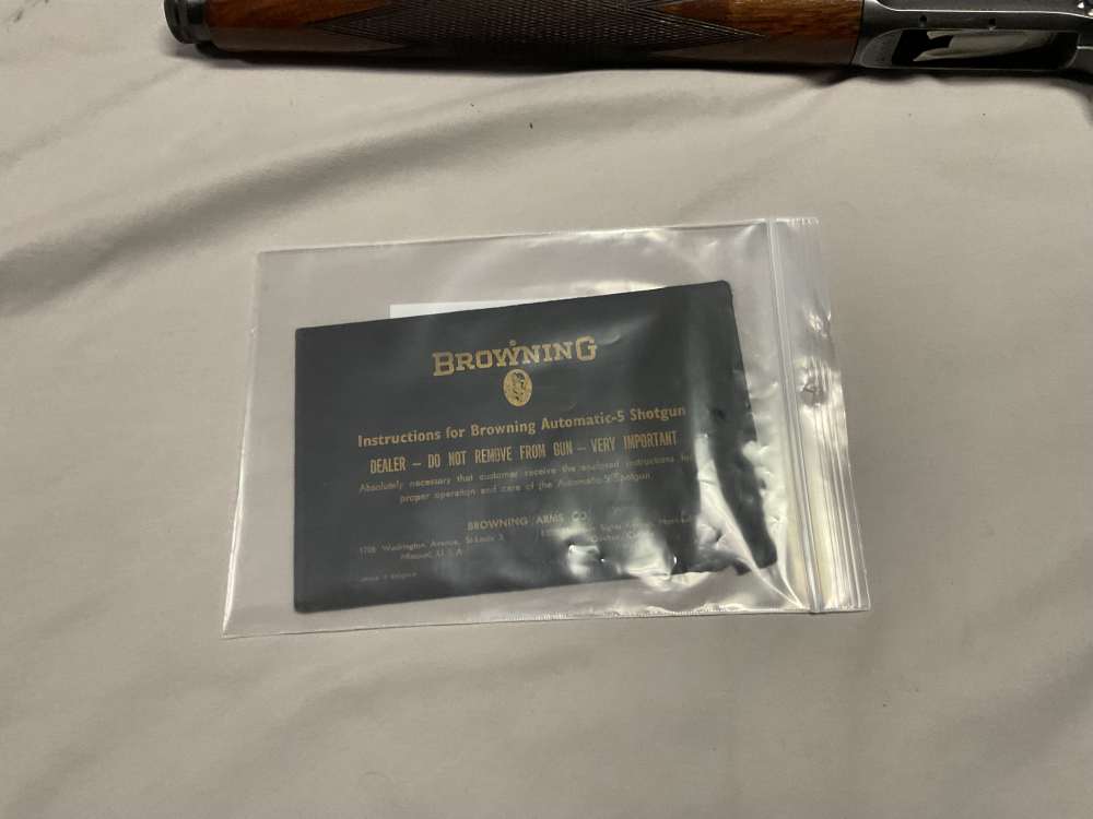 Browning A5 16ga “Sweet Sixteen”  Made in 1959, Semi automatic -img-16