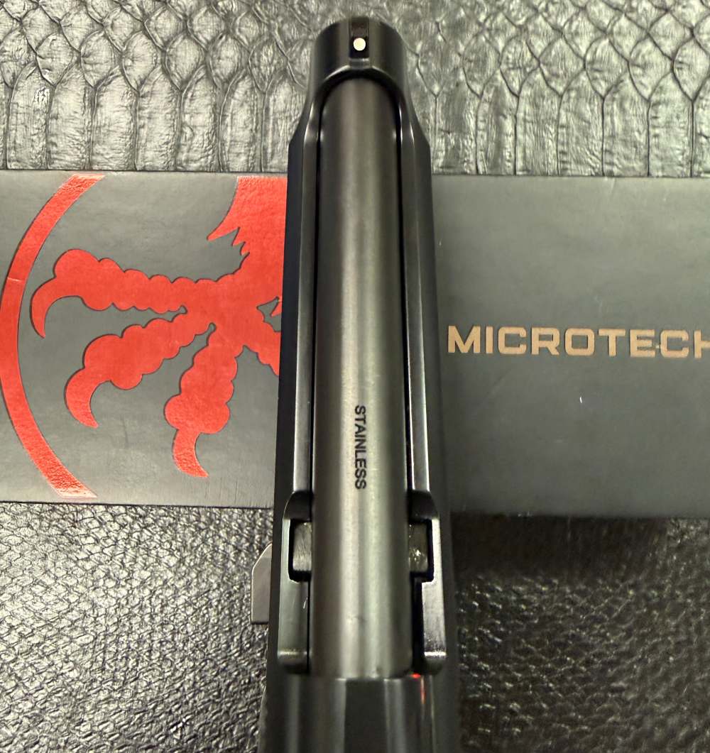 GI Joe / Cobra Commander Beretta 92 Custom 9mm Pistol & Microtech Knife Set-img-4