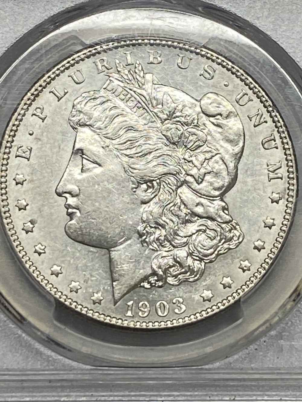 1903 Morgan Silver Dollar PCGS AU 53 -img-2