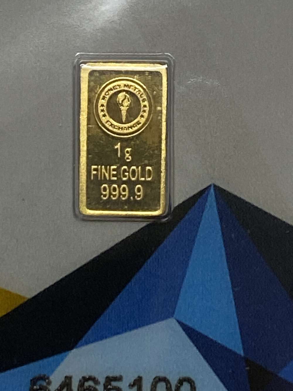 1 gram Fine Gold Money Metals  Sealed, Assay Certificate -img-2