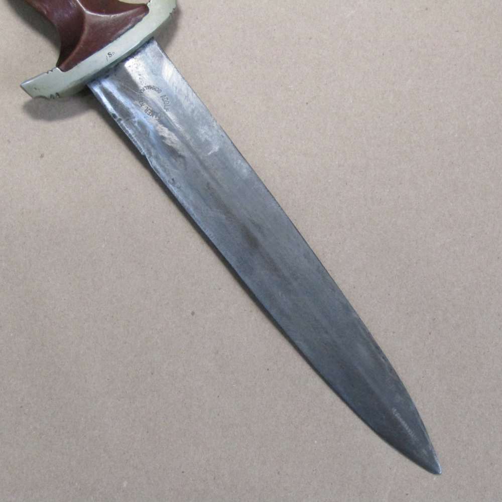 WW2 Rare Early Made German Military SA Dagger Adolf Volker Schmalkalden W26-img-8