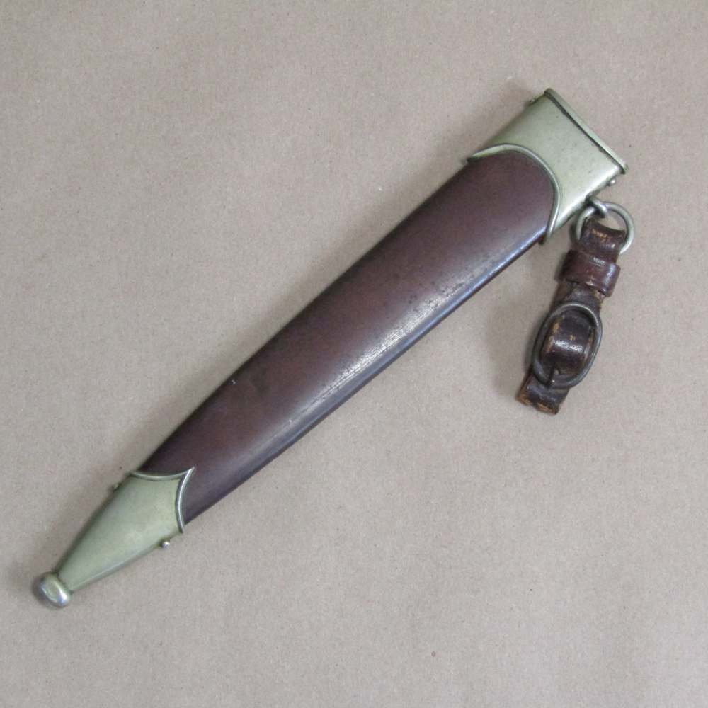 WW2 Rare Early Made German Military SA Dagger Adolf Volker Schmalkalden W26-img-3