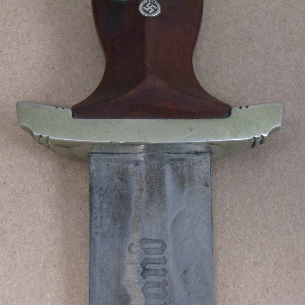WW2 Rare Early Made German Military SA Dagger Adolf Volker Schmalkalden W26-img-15