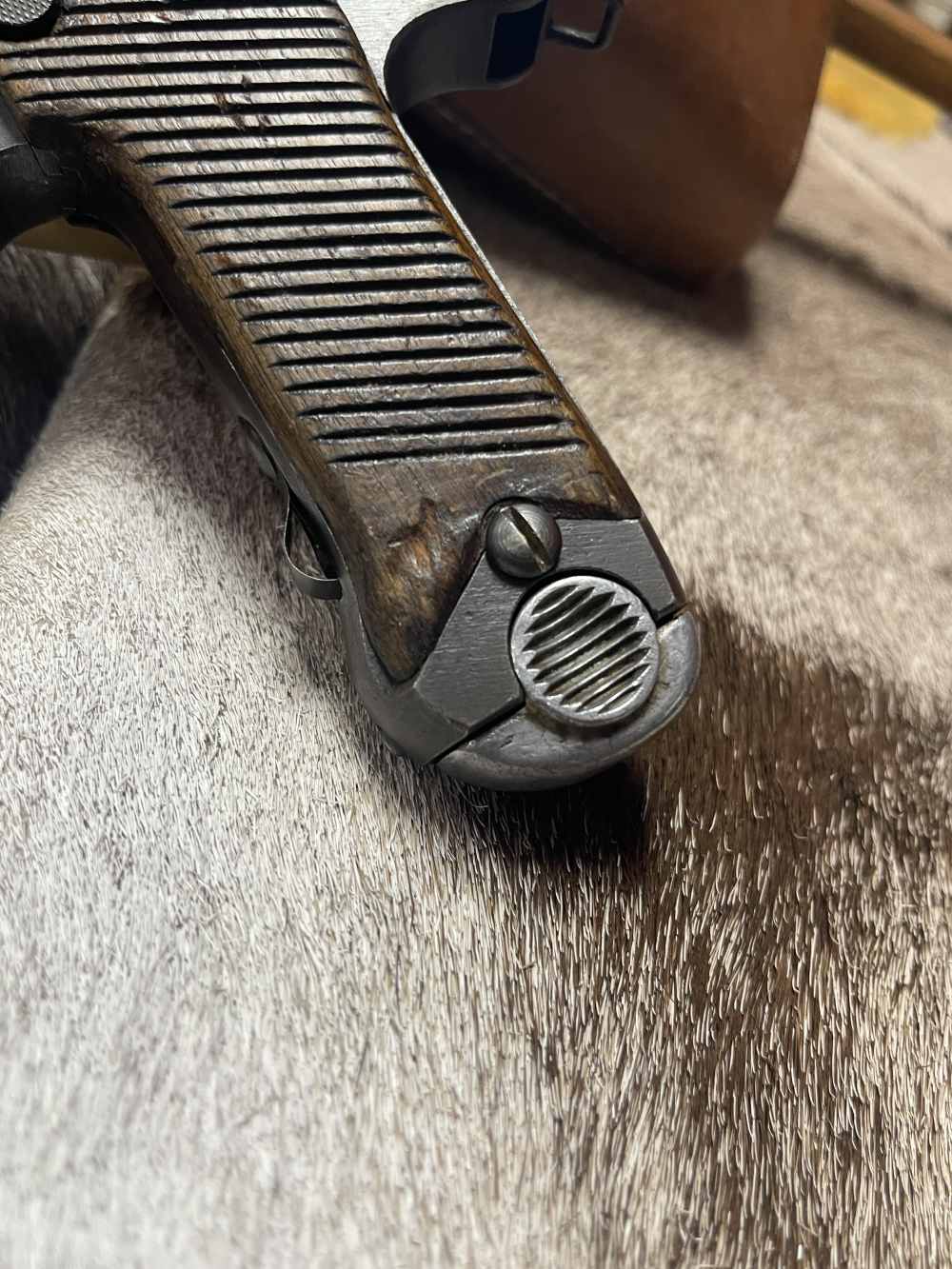 WWII NAMBU Type 14 C&R Japanese 8mm Nambu March 1944 w/holster-img-4