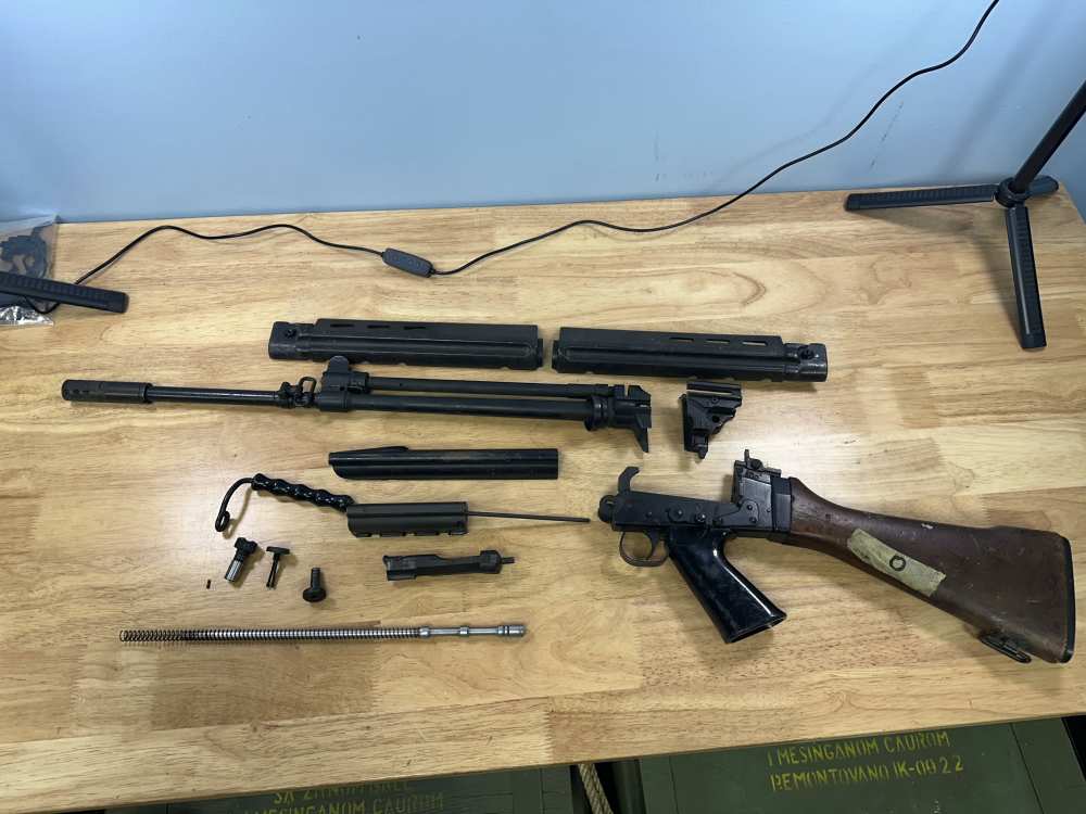 Libyan FAL Parts Kit Matching Numbers Original Barrel-img-0