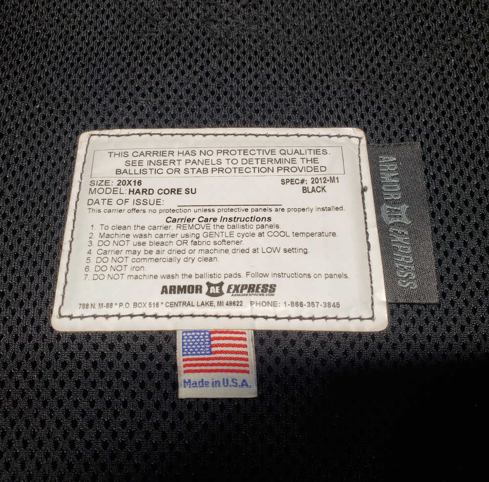 Armor Express Police Trade-In Armor Vest-img-2
