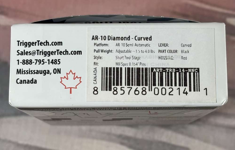 Triggertech AR-10 Diamond Competition Trigger Red/Black-img-3
