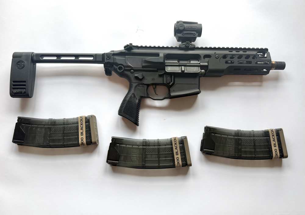 SIG SAUER MCX Rattler LT Pistol 300 AAC w/ Holoson ARO-MRS-GR + (3) 30 Mags-img-0