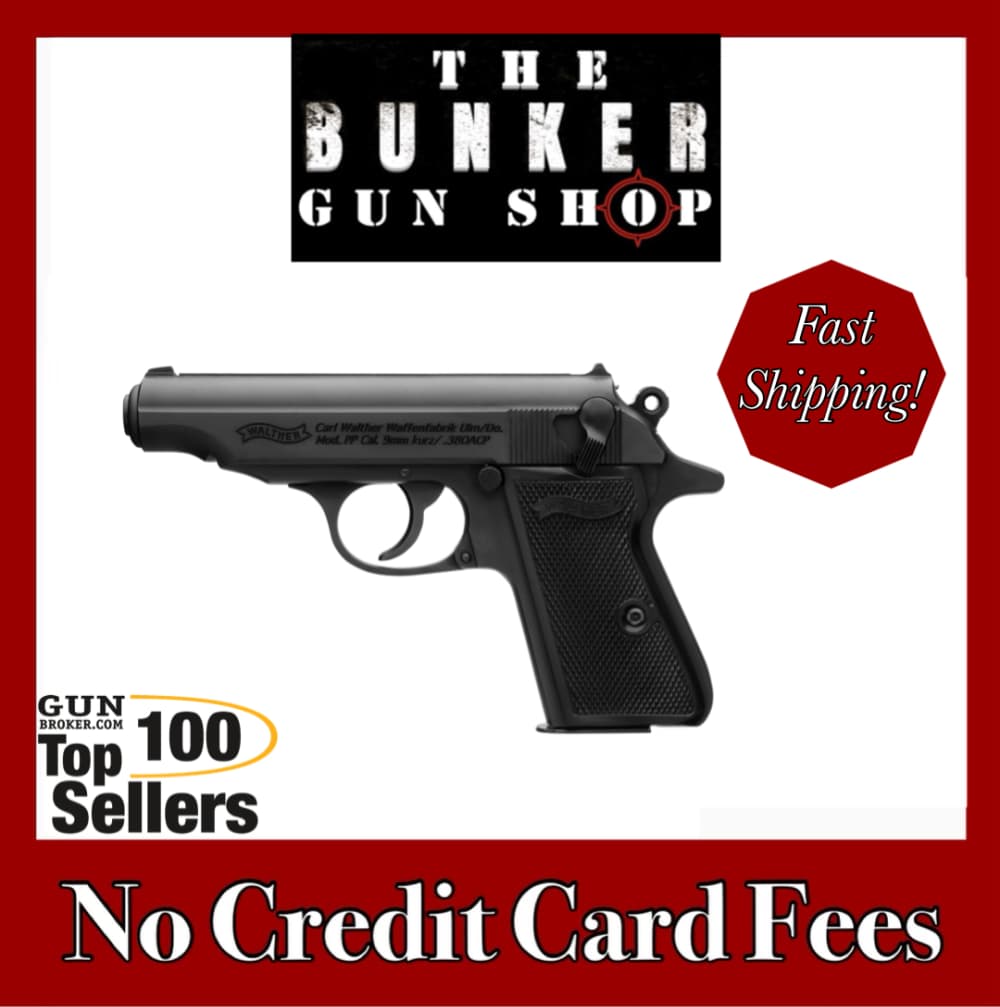 NEW! WALTHER MODEL PP BLACK .32 ACP 4796028 -img-0