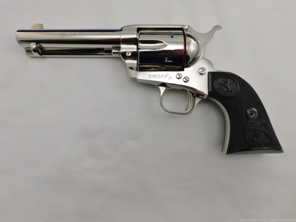 2010 Colt SAA 32-20 Nickel 4 3/4 In The Box -img-3