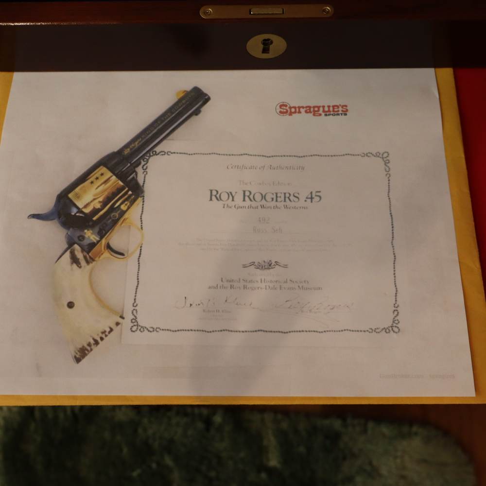 UBERTI COLT SAA 45LC ROY ROGERS King Of The Cowboys made 1990-img-3