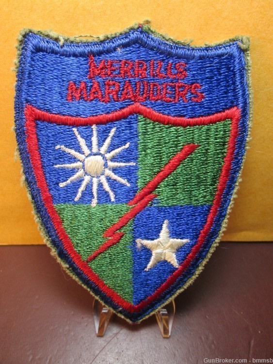U.S. WW 2 MERRILLS MARAUDERS Unit patch-img-0