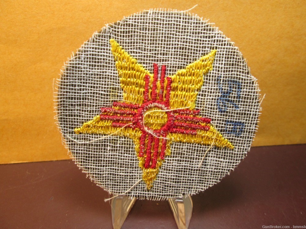 U.S. WW 2 Era 56th. Calvary Brigade uniform patch on wool-img-1
