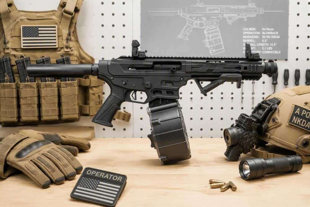 FC12/PK12 Twelve gauge weapon system combo - Two uppers with a drum mag-img-0