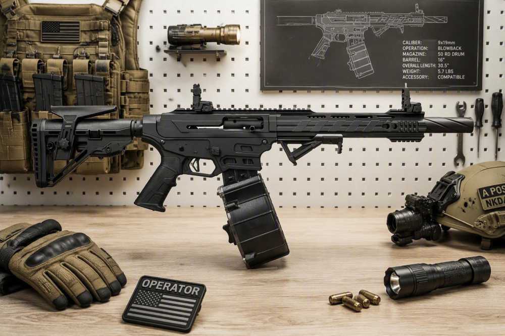 FC12/PK12 Twelve gauge weapon system combo - Two uppers with a drum mag-img-1