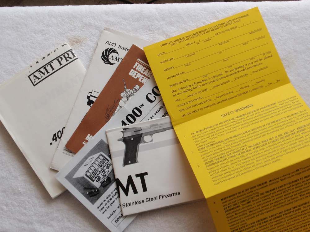 RARE and COLLECTIBLE AMT 400 Cor-Bon Backup 103 of 1000-img-7