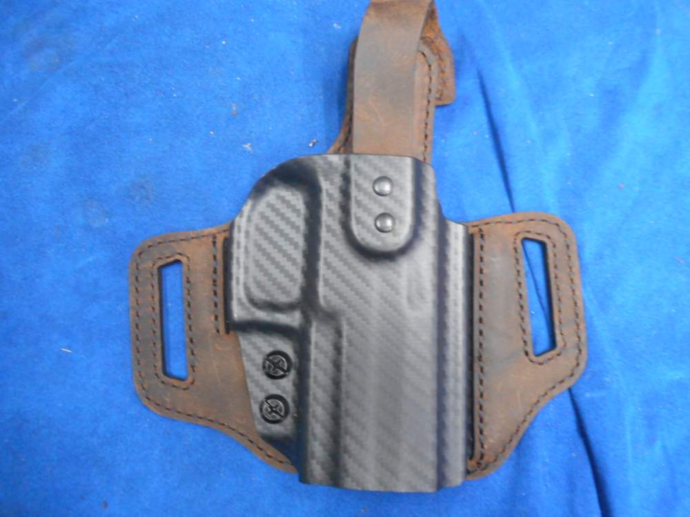 Versacarry 1INST25-21P320 SIG P320 holster OTW leather carbon fiber CF-img-0