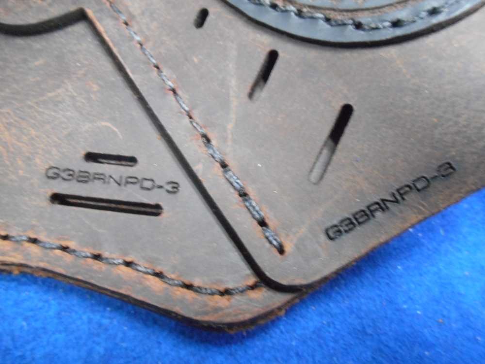 Versacarry OTW G3BRNPD-3 Sub Compact Police holster out leather G42 G43 365-img-2
