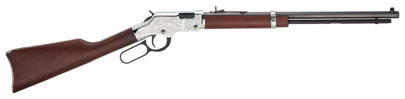 Henry H4 Silver Eagle .17 HMR Lever Action Rifle-img-0