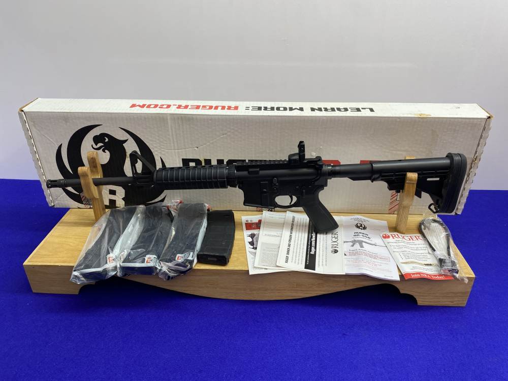 2016 Ruger AR-556 5.56 NATO Black 16.1" *DEPENDABLE SEMI-AUTOMATIC RIFLE*-img-0