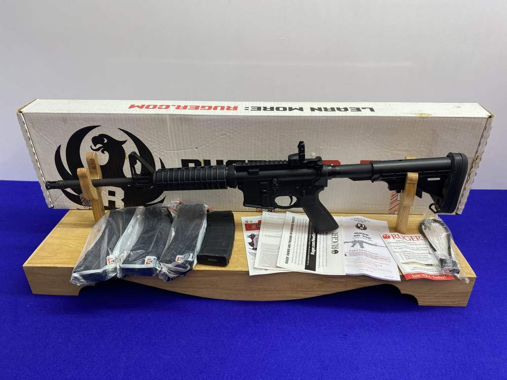 2016 Ruger AR-556 5.56 NATO Black 16.1" *DEPENDABLE SEMI-AUTOMATIC RIFLE*-img-2