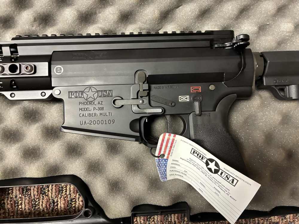 Patriot Ordnance Factory (POF) P-308 Revolution DI rifle looks new -img-6