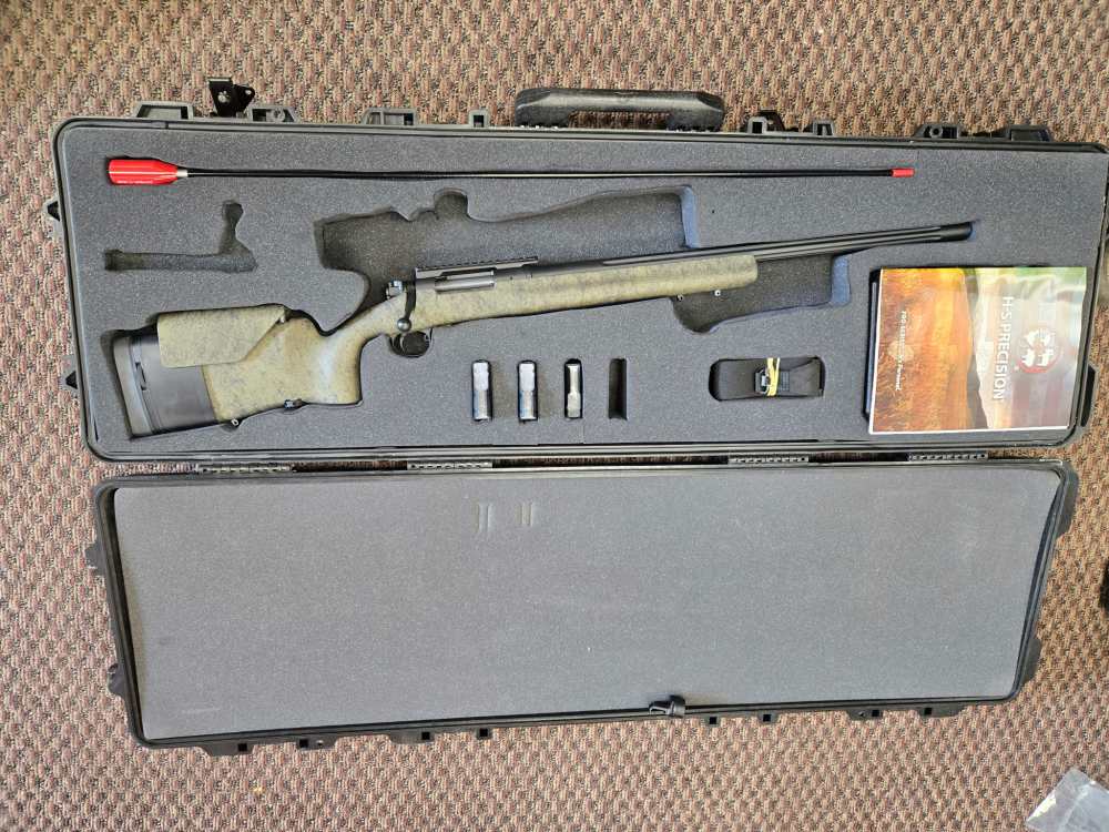 HS PRECISION PRO SERIES 2000 308 WIN. 24' FLUTED, AS NEW, BOYT CASE, ACC'S-img-3