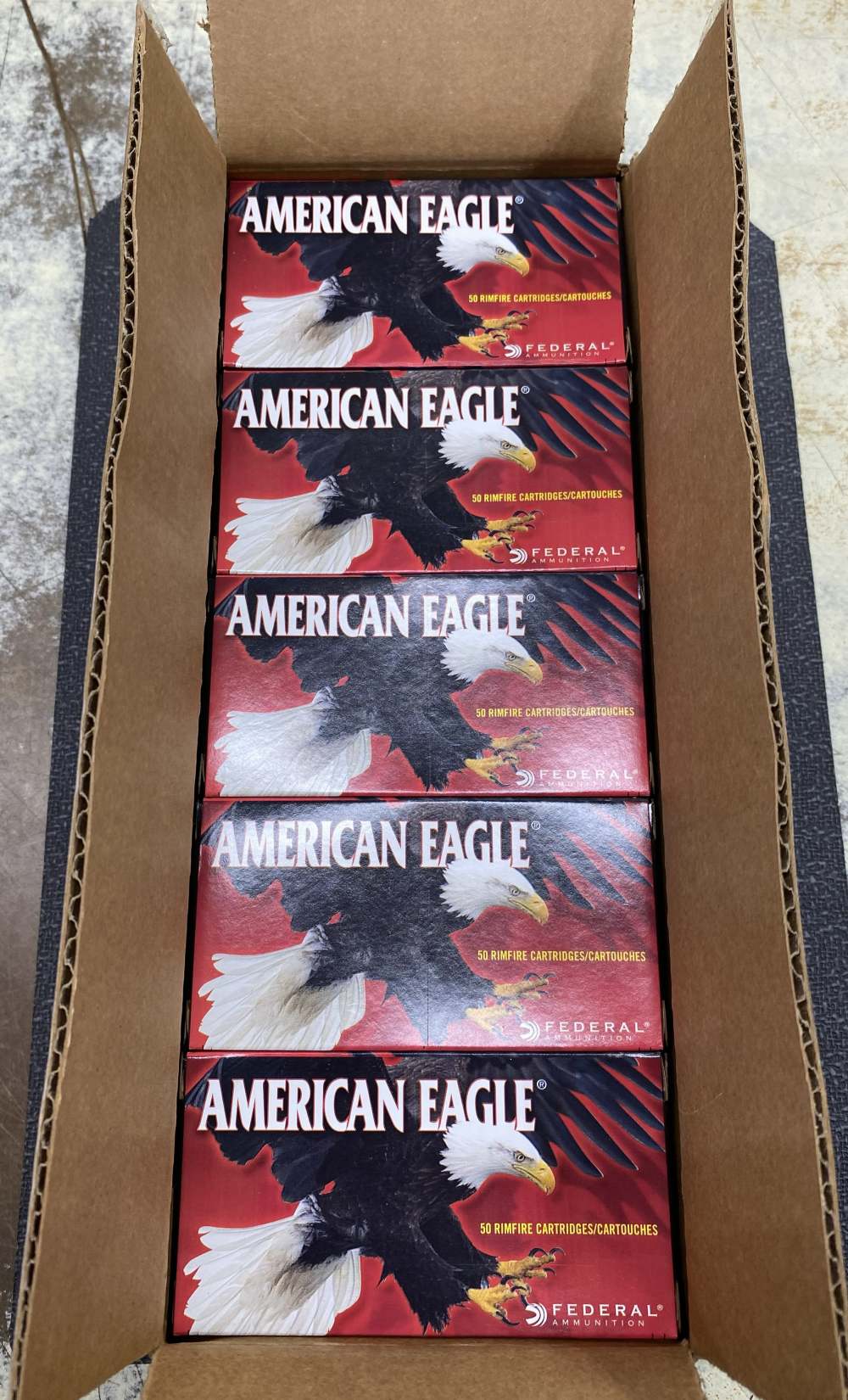 500 Rounds of Federal American Eagle .17 WSM 20 Grain Tipped Varmint!-img-1