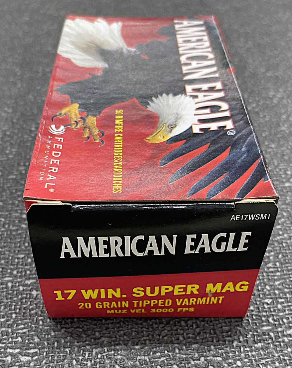 500 Rounds of Federal American Eagle .17 WSM 20 Grain Tipped Varmint!-img-2