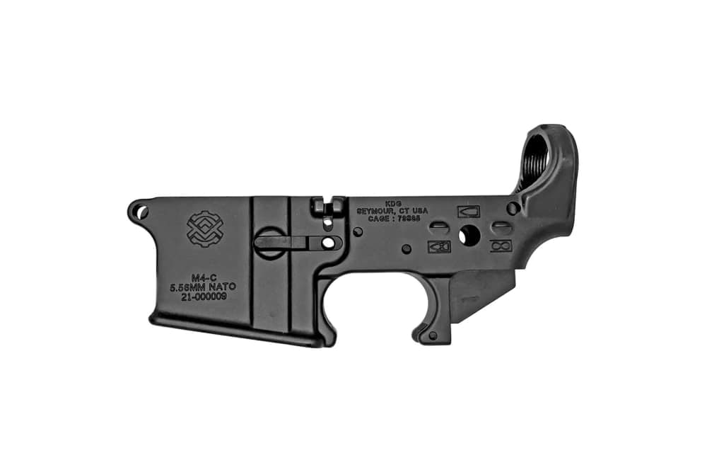 Kinetic Development Group ARP5-100 M4-C 5.56 Stripped Lower Enhanced, Black-img-0