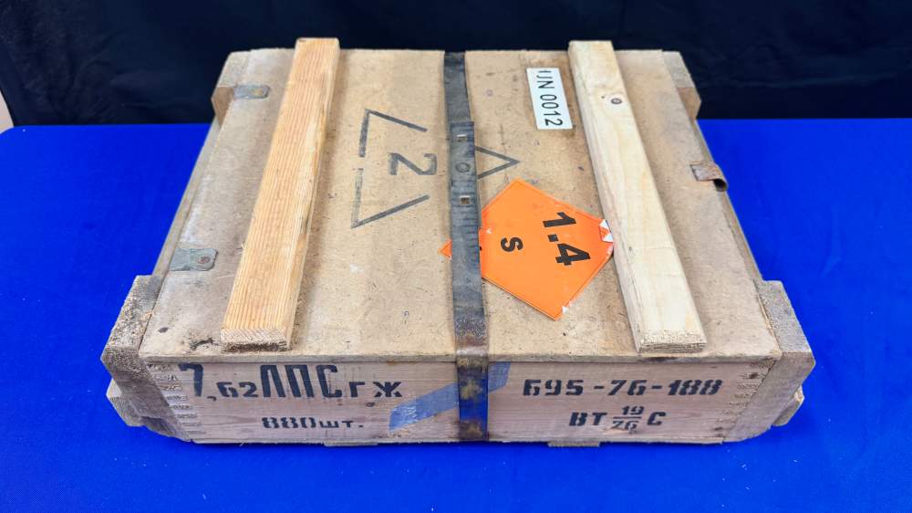 RARE Tula 7.62x54R Double Spam Can Ammo Crate 880rds-img-0