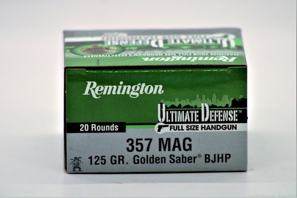 357 Remington Golden Saber Handgun,Rifle .357 Magnum, BJHP,125 Gr 20 Rds-img-1