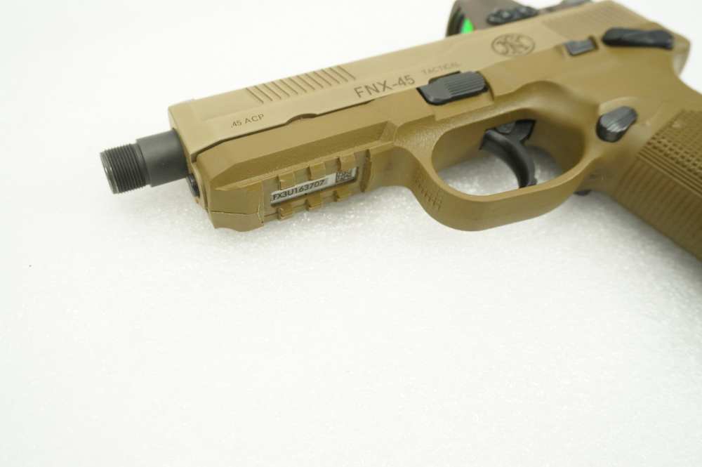 FNH FNX-45 Tactical .45 ACP 5.3" Semi-Auto Pistol w/ Mag, Case, SIG ROMEO-X-img-4