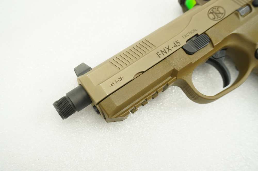 FNH FNX-45 Tactical .45 ACP 5.3" Semi-Auto Pistol w/ Mag, Case, SIG ROMEO-X-img-2