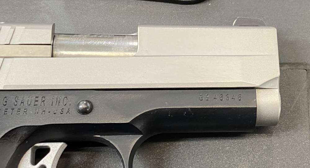 USED LIKE NEW Sig Sauer 1911 Ultra Comp 45 ACP w/ 3.3" Brl and 2-7 Rnd Mags-img-1