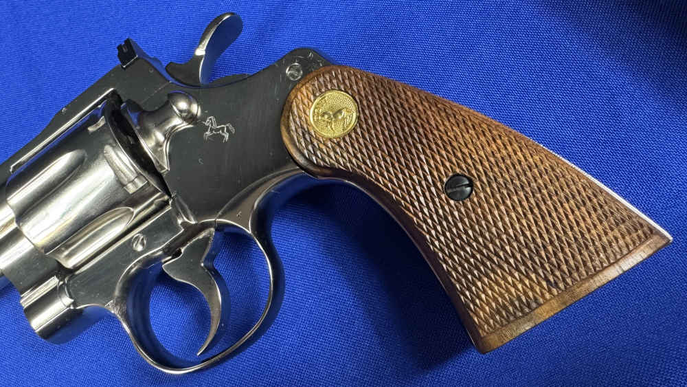 LNIB NEVER FIRED 1966 Colt Python 357Mag Nickel 2" Revolver-img-5