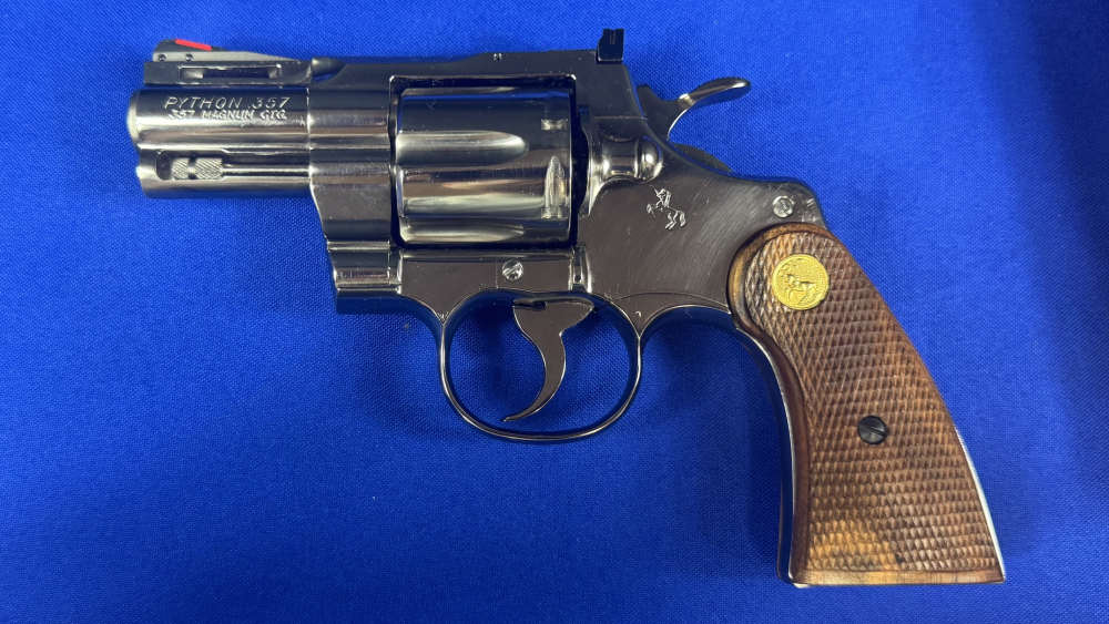 LNIB NEVER FIRED 1966 Colt Python 357Mag Nickel 2" Revolver-img-4