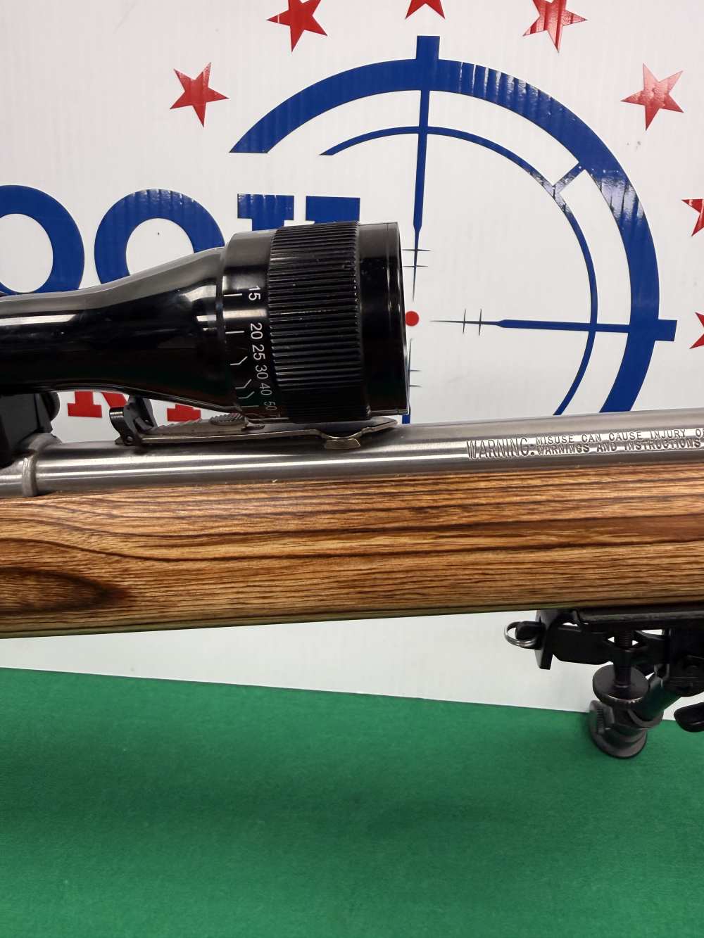 Marlin 883SS .22 WMR Stainless JM Marked Bushnell Scope Bipod-img-17