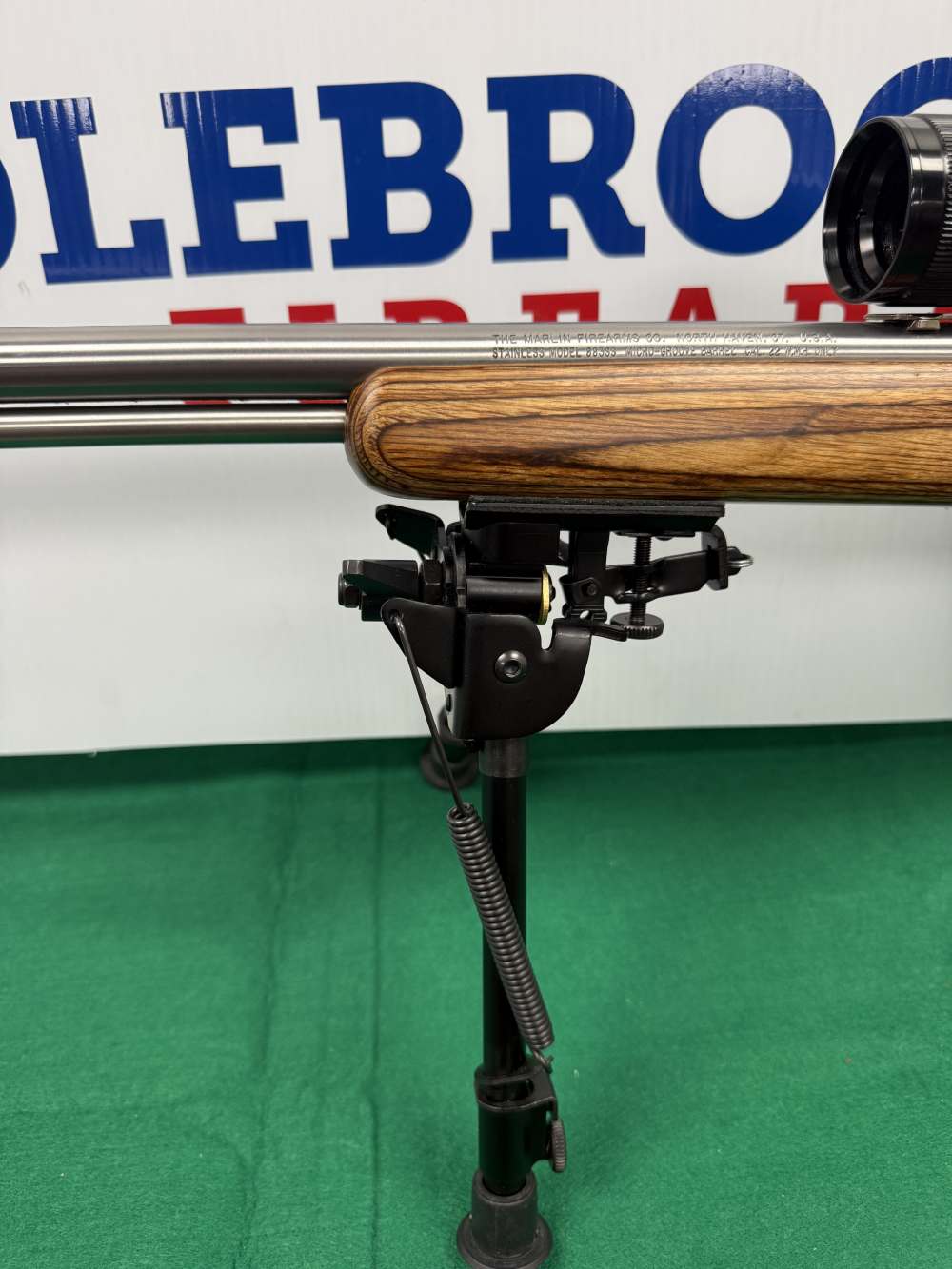 Marlin 883SS .22 WMR Stainless JM Marked Bushnell Scope Bipod-img-8