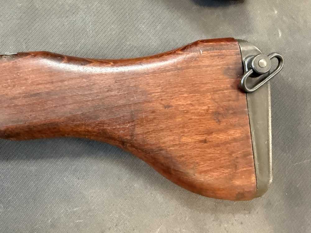 Lot of 2 UZI SMG wood butt stocks -img-3